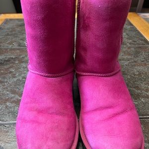 Pink Ugg Boots size 7.